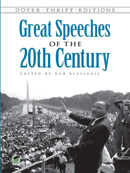 Title details for Great Speeches of the 20th Century by Bob Blaisdell - Available